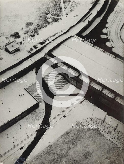 View from the Radio Tower, Berlin, 1928. Creator: Moholy-Nagy, Laszlo (1895-1946).