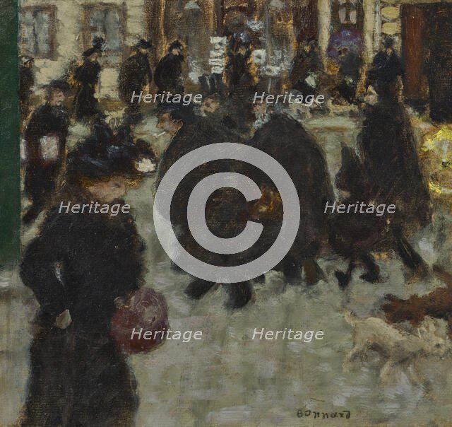 Personnages dans la rue, c1894. Creator: Bonnard, Pierre (1867-1947).