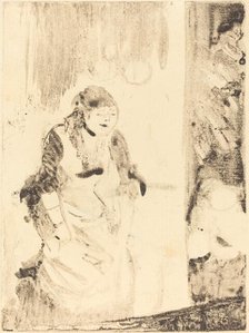 Mlle Bécat, c. 1877/1878. Creator: Edgar Degas.