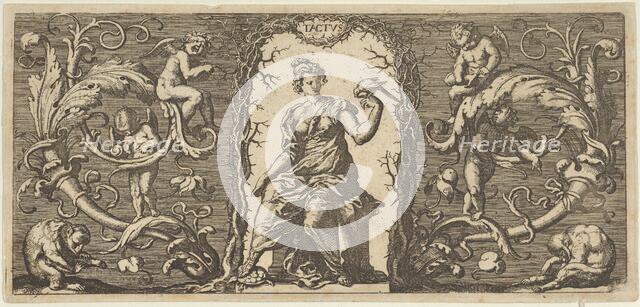 Touch (Tactus), from Quinque Sensuum (Five Senses), ca. 1655. Creator: Francis Cleyn.