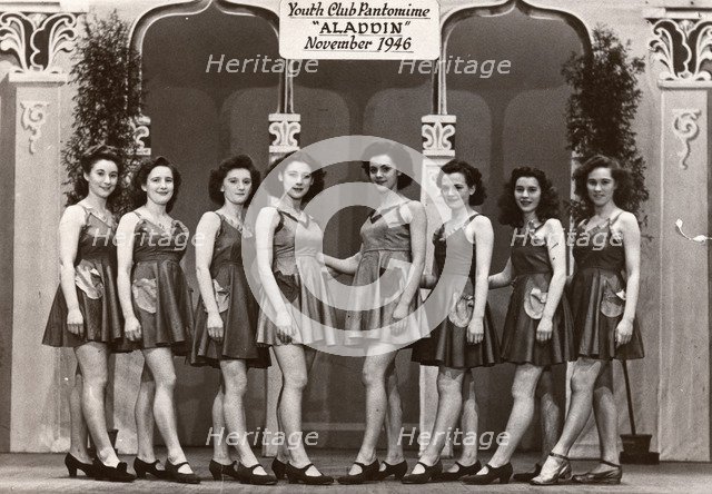 Rowntree Youth Club pantomime, York, Yorkshire, 1946. Artist: Unknown