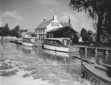 The Pleasure Boat Inn, Norfolk Broads, c1955. Creator: Arthur Charles Kirby Ware.