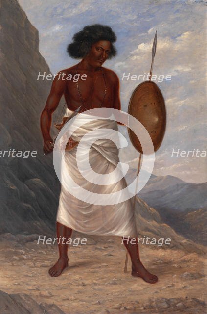 Somali Man, ca. 1893. Creator: Antonio Zeno Shindler.