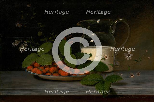 Strawberries and Cream, 1816. Creator: Raphaelle Peale.