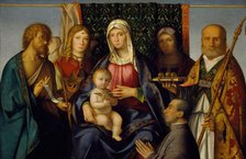 Virgin and Child with Saints and a Donor, 1505-1515. Creator: Boccaccio Boccaccino.