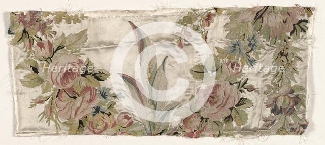 Coverlet Fragment, c. 1760-1770. Creator: Philippe de Lasalle (French, 1723-1805).