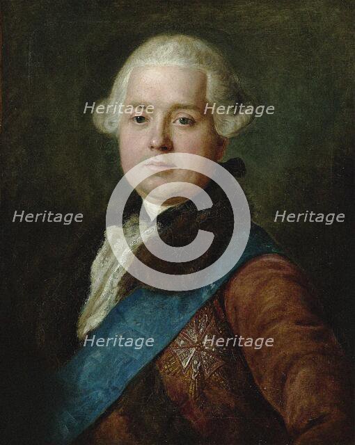 Portrait of Franciszek Michal Rzewuski (1730-1800), 1758. Creator: Rotari, Pietro Antonio (1707-1762).