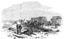 The Morning after the Explosion at Inkerman Mill, 1856.  Creator: Unknown.