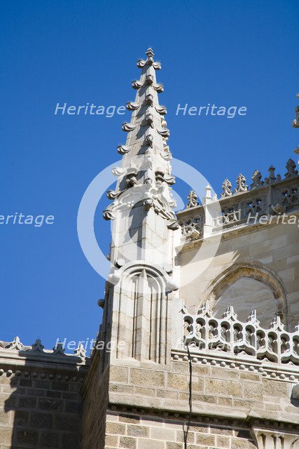Architectural detail, Monastery of San Juan de los Reyes, Toledo, Spain, 2007. Artist: Samuel Magal