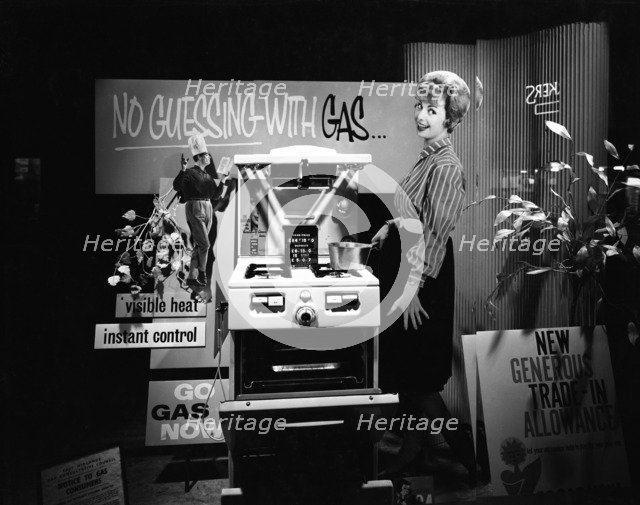 East Midlands Gas Board shop window display, Sheffield, South Yorkshire, 1961. Creator: Michael Walters.