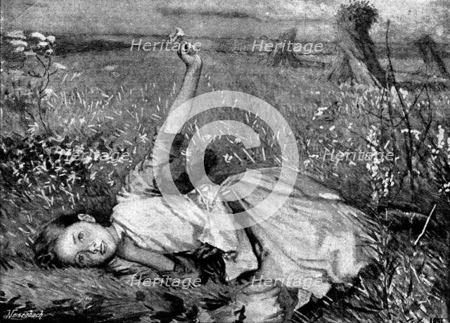 "Even-Song" - by George Clausen, A.R.A., 1895. Creator: George Meisenbach.