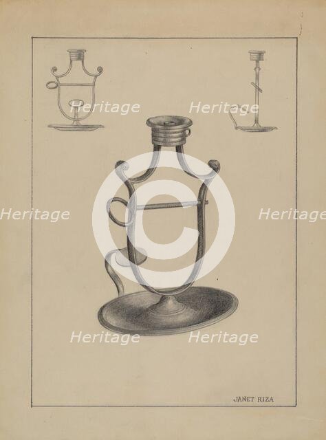 Taper Jack, c. 1936. Creator: Janet Riza.