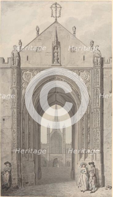 The Erpingham Gate, Norwich, 1791. Creator: John Carter.