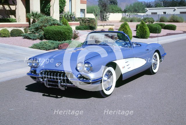 1959 Chevrolet Corvette. Artist: Unknown.