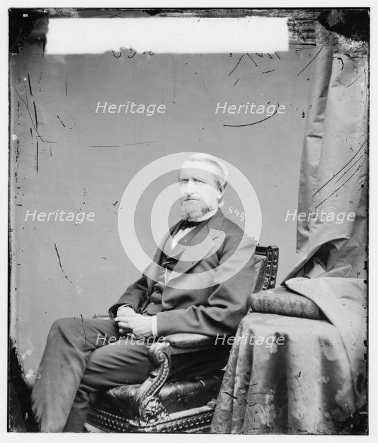 Burton Chauncey Cook of Illinois, between 1860 and 1875. Creator: Unknown.