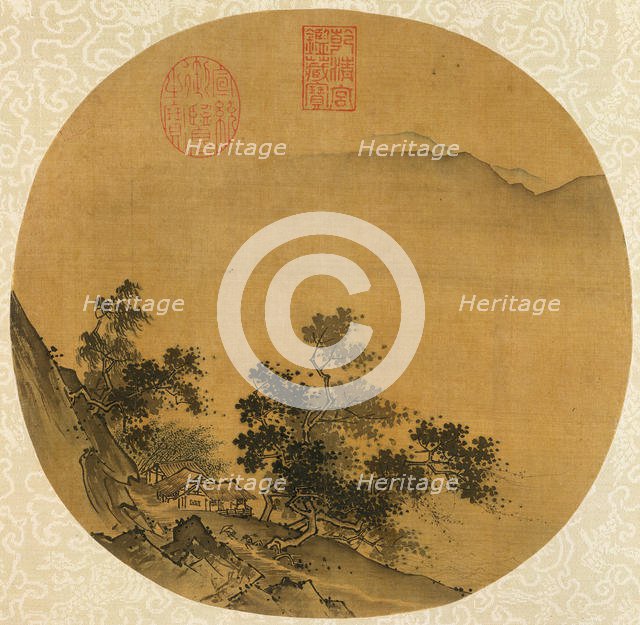 Returning Home in a Driving Rain, early 13th century. Creator: Unknown.