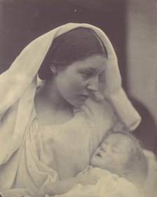 La Madonna Riposata, 1864. Creator: Julia Margaret Cameron.
