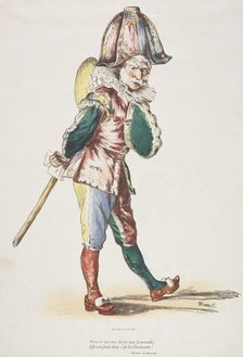 Polichinelle, 1876. Creator: Edouard Manet (French, 1832-1883).