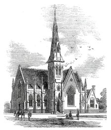 Chelsea new congregational church, Markham-Square, 1860. Creator: Unknown.