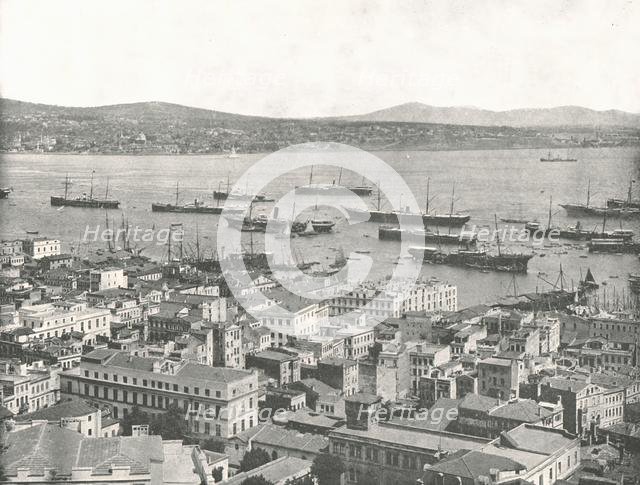 The Bosphorus looking towards Scutari, Constantinople, Ottoman Empire, 1895.   Creator: W & S Ltd.