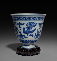 Cup with Dragons and Phoenixes, 1522-1566. Creator: Unknown.