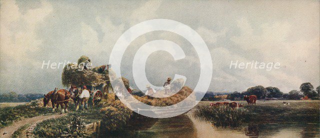 'Roman Canal, Lincolnshire', c1840, (c1915). Creator: Peter de Wint.