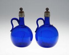 Pair of Bottles, United States, 19th century. Creator: Thomas Williamson.