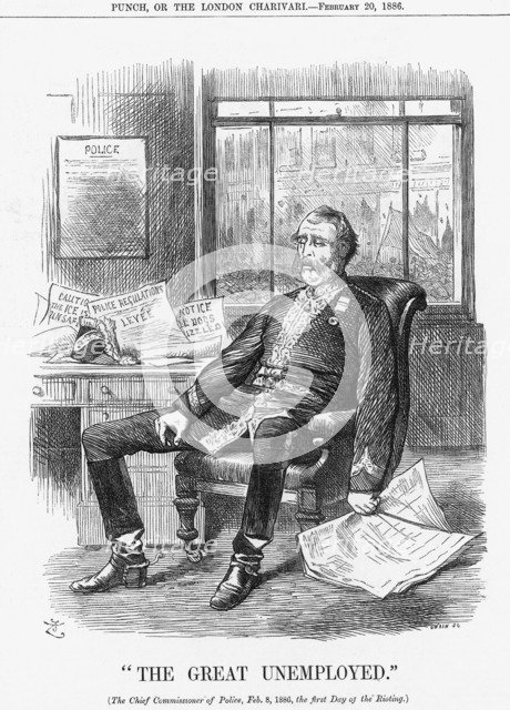 The Great Unemployed, 1886. Artist: Joseph Swain