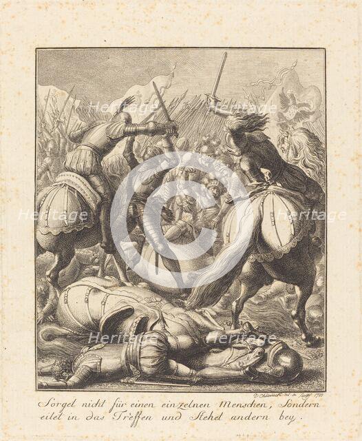 Rudolph of Hapsburg, 1783. Creator: Daniel Nikolaus Chodowiecki.