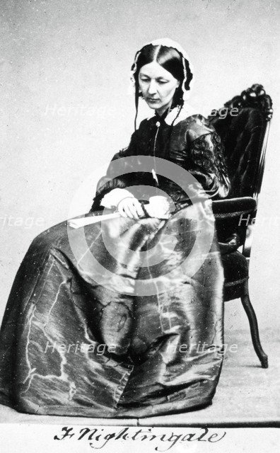 Florence Nightingale (1820-1910), 1854. Artist: Unknown