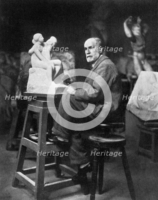 Joseph-Antoine Bernard (1866-1931), French sculptor, 1931. Artist: Unknown