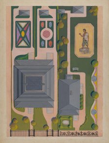 Ward and Green Gardens, c. 1936. Creator: Meyer Goldbaum.