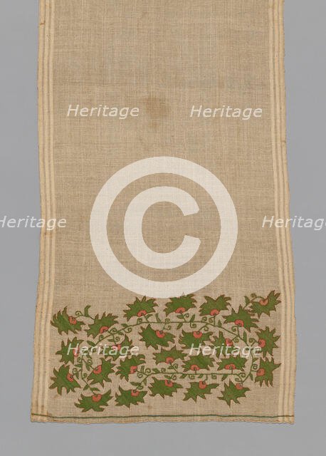 Towel, Turkey, 19th century. Creator: Unknown.