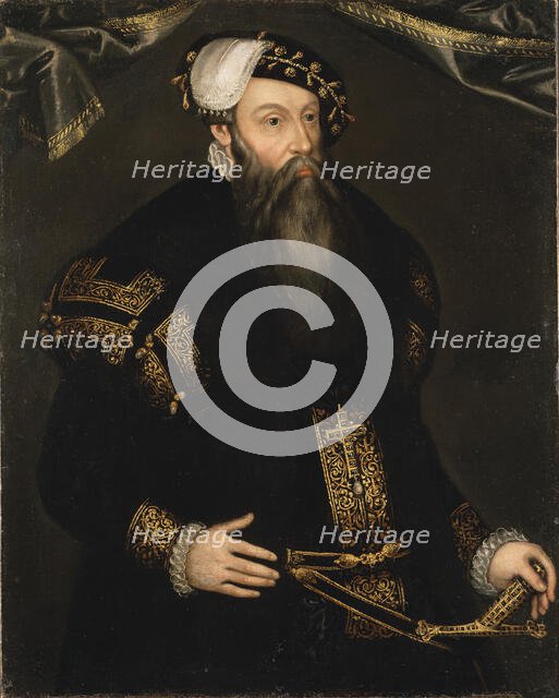 Gustav Vasa (1496-1560), King of Sweden, married to 1. Katarina of Saxe-Lauenburg..., 17th century. Creator: Cornelius Arendtson.
