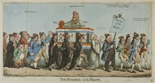 The Funeral of the Party, published October 30, 1798. Creator: Charles Williams.