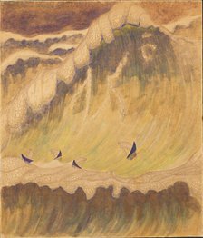 Sonata No. 5 (Sonata of the Sea). Finale, 1908. Creator: Ciurlionis, Mikalojus Konstantinas (1875-1911).