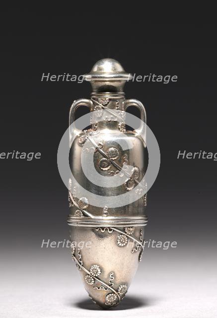 Scent Bottle, c. 1860-70. Creator: Tiffany & Co. (American, New York, est. 1837).