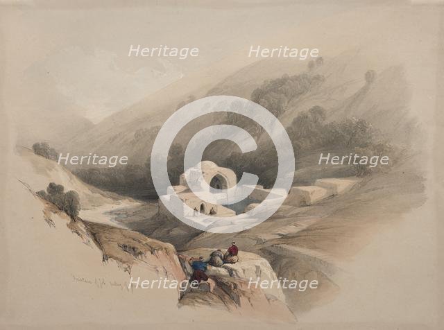 Fountain of Job, Valley of Hinnom, 1839. Creator: David Roberts (British, 1796-1864).