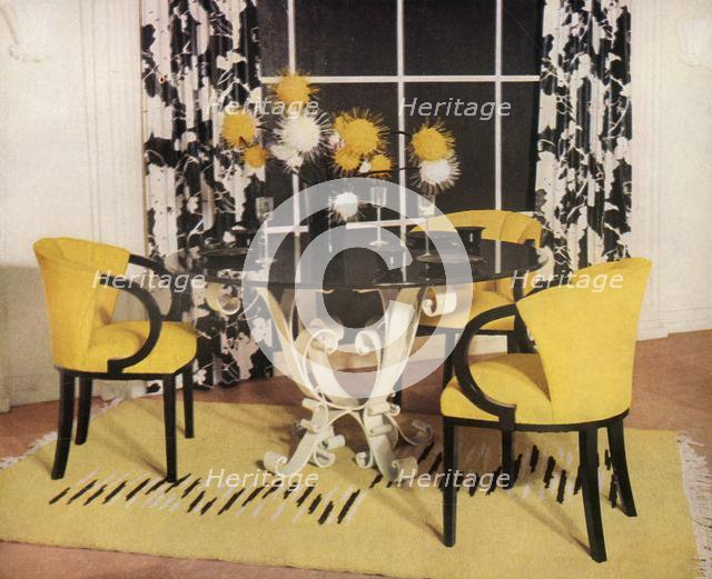 'Dining-room group  by Hayes Marshall for Fortnum & Mason Ltd., London', 1937  Creator: Unknown.