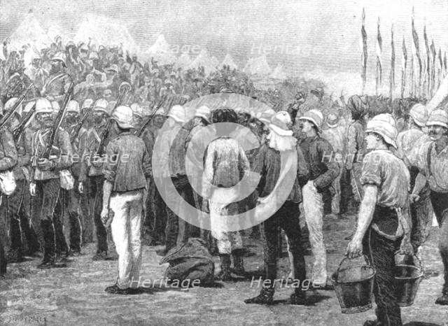 'Colonial Troops in the Soudan War, 1883-85: New South Wales Infantry...at Suakim, 1885', (1901).  Creator: Unknown.
