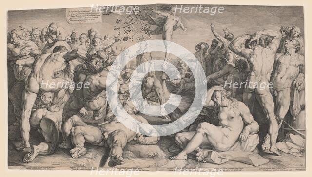 Fortune Distributing Her Gifts, 1590. Creator: Jan Muller.