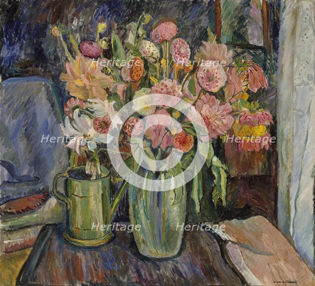 Autumn Flowers, 1916. Creator: Oluf Wold-Torne.