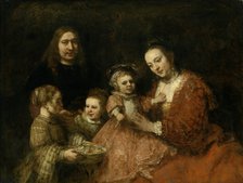 Family portrait, ca 1665. Artist: Rembrandt van Rhijn (1606-1669)