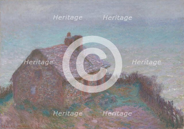 The Customs House at Varengeville, 1897. Creator: Claude Monet.