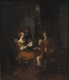 Music Lesson, 1655. Creator: Gerbrand van den Eeckhout.