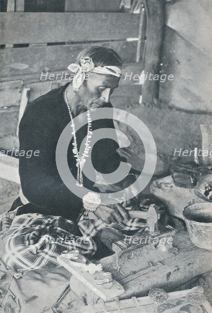 'Navajo Silver and Turquoise Jewellery', 1931. Artist: Unknown.