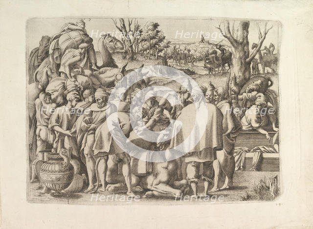 Search through the Luggage of Joseph's Brother, ca. 1545. Creator: Unknown.