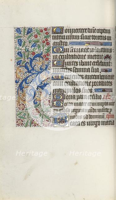 Book of Hours (Use of Rouen): fol. 72v, c. 1470. Creator: Master of the Geneva Latini (French, active Rouen, 1460-80).