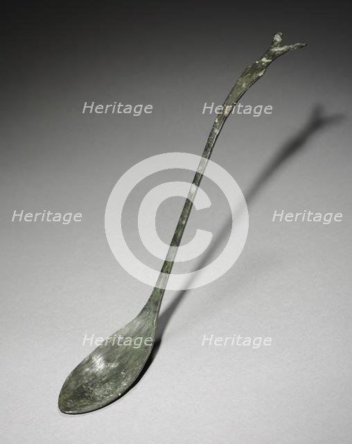 Spoon with Fish-Tail Design, 918-1392. Creator: Unknown.