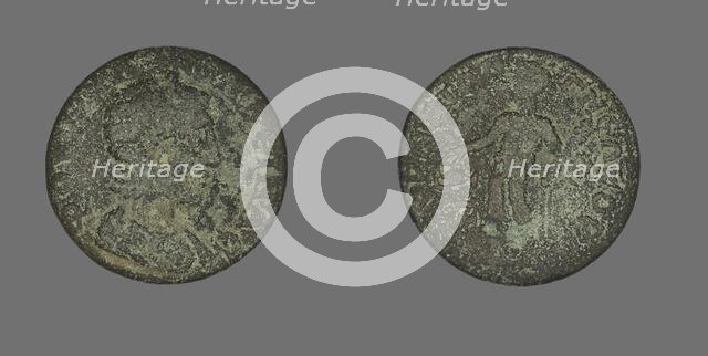 Coin Portraying the Empress Tranquillina, 193-217. Creator: Unknown.